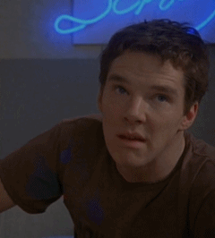 I hate his face. In that I love it. And I don't promise to not use this gif again.